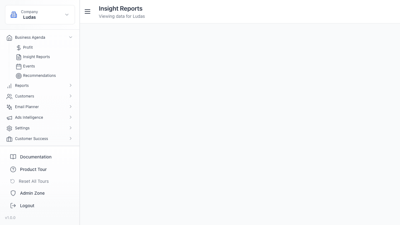 Finsi insight reports with detailed analysis